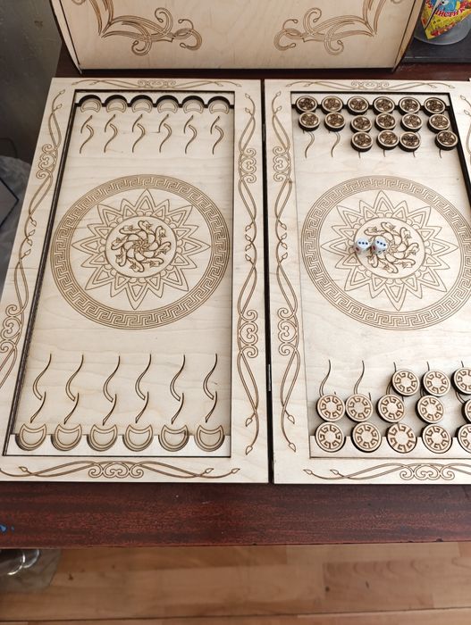 Нарды ручная работа