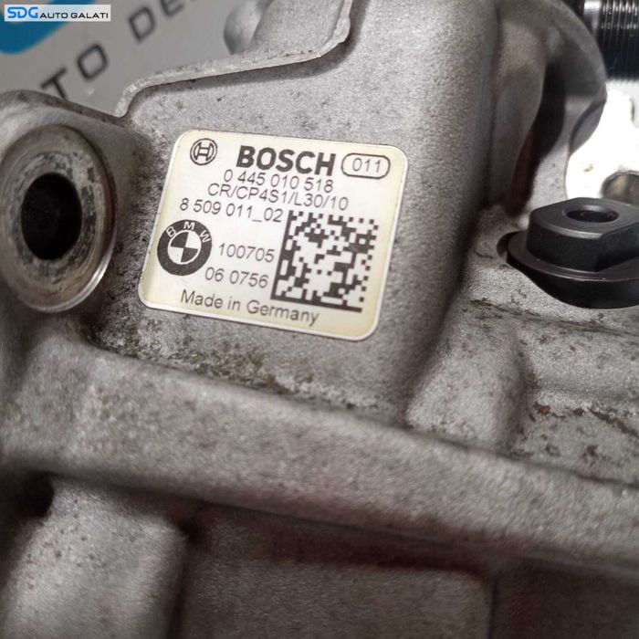 Pompa Inalta Presiune cu Senzor Regulator Presiune BMW X3 F25 2.0 D N47D20C 2010 - 2017 Cod 0445010518 850901102 [1517]
