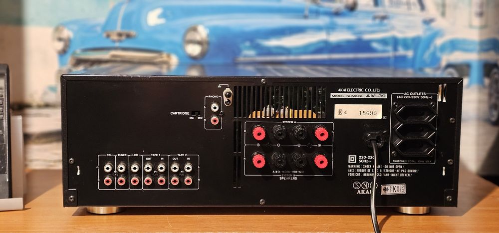 Akai AM 39  statie audio  amplificator