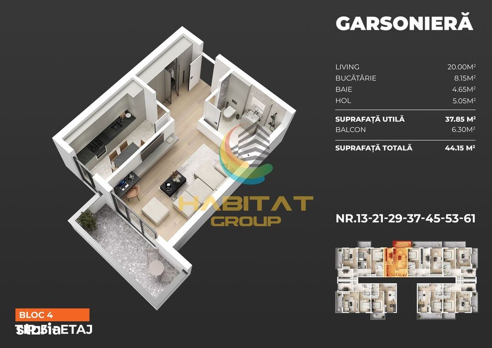 Garsoniera 38 mp + balcon , Popesti leordeni zona metrou