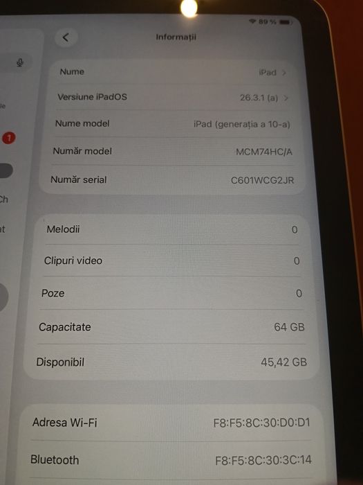 iPad 10 (Generația a-10-a) Preț