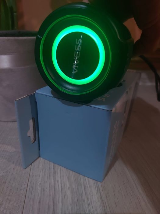 Boxa Bluetooth cu 2 difuzoare si jocuri de lumini