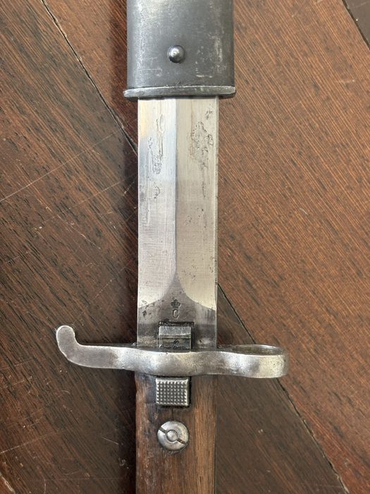 Baionetă Mauser S84/98 + teacă, WW1/WW2