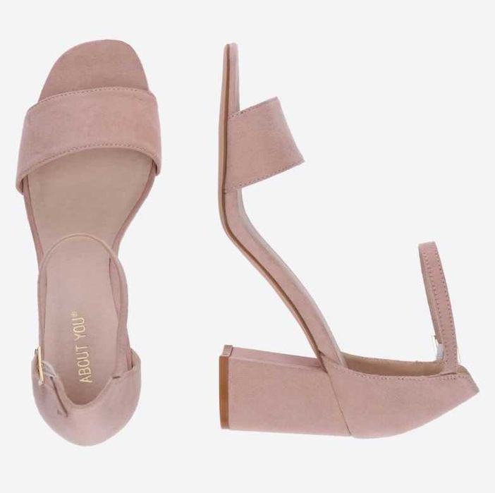 Sandale cu baretă DAMA, Roz, ABOUT YOU nr. 37