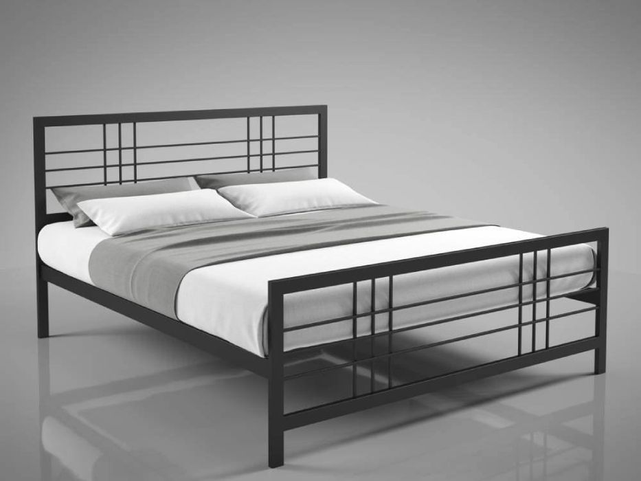 Двуспальная  Кровать Loft krovat темир крават  Alisa