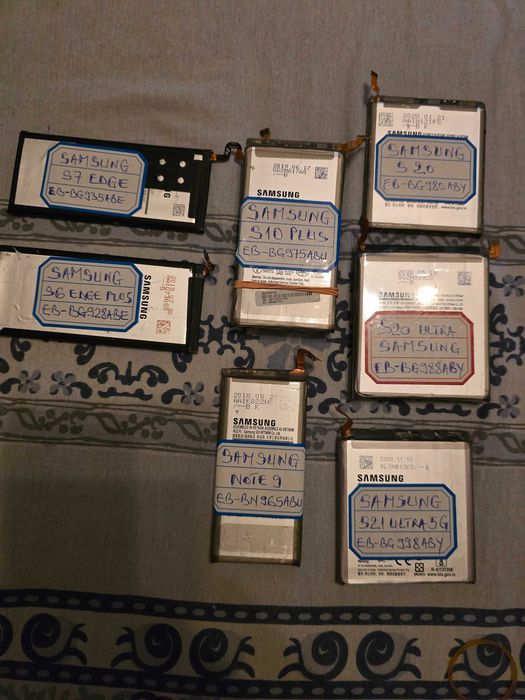 Baterii Samsung S21ultra S20ultra S20, S10 plus, Note9, S7 Edge, S6 E+