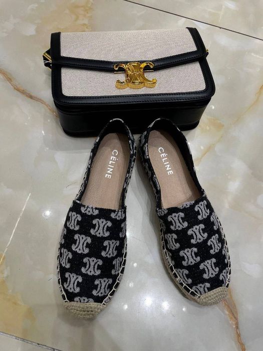 Эспадрильи летние босоножки CELINE