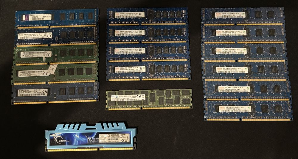 Memorie DDR3 diferite module