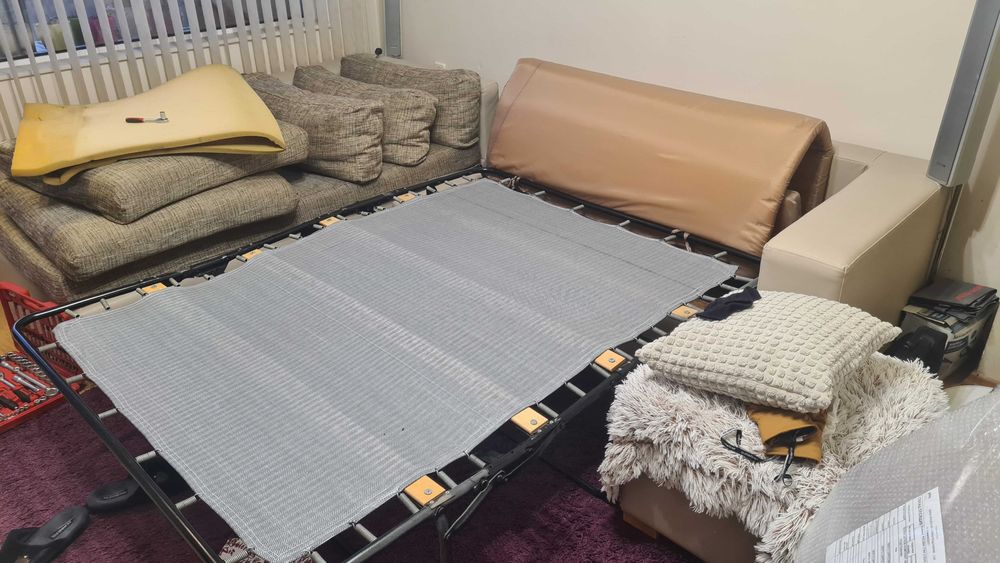 Диван Ъглов Ъгъл Разтегателен Мека мебел