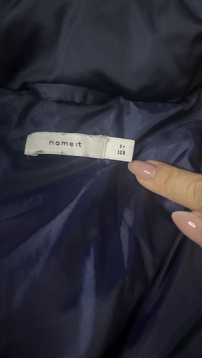 Пуховик куртка на девочку 128 рост 8 лет