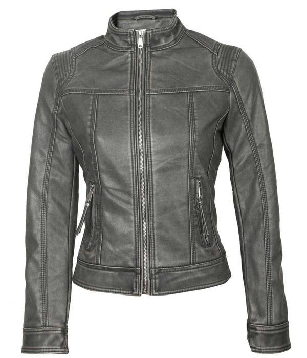 Дамско кожено яке