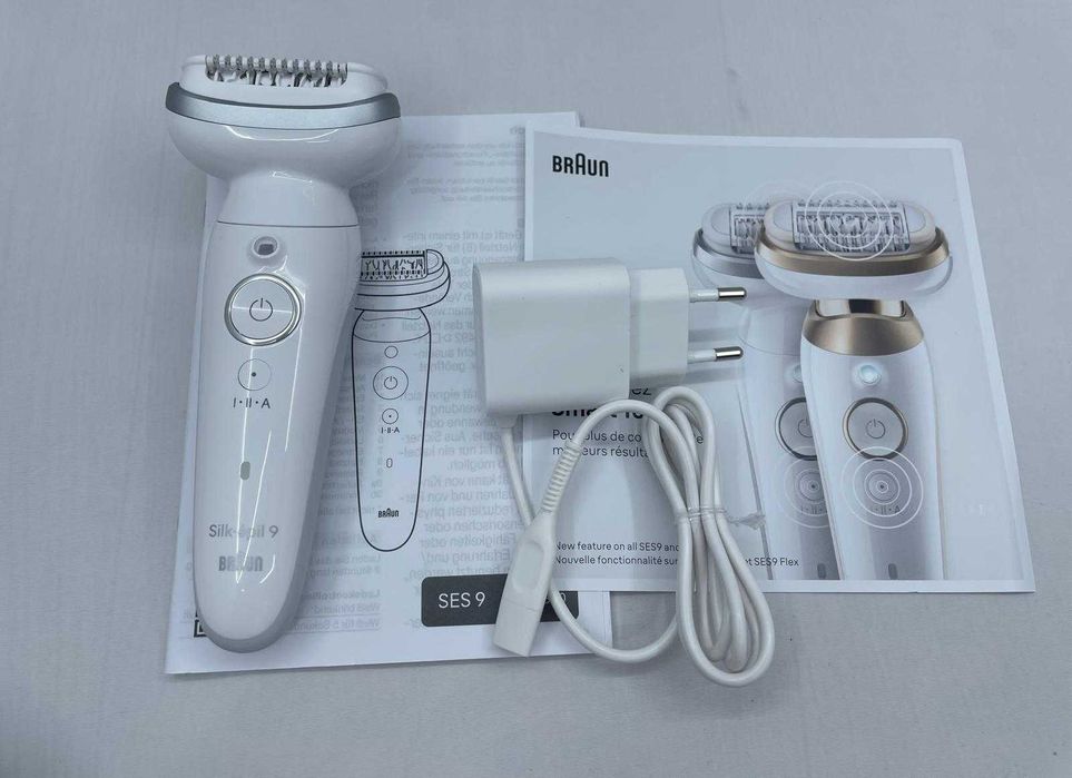 Epilator Braun Silk-epil 9 9-000 Wet & Dry, MicroGrip, Smart Light