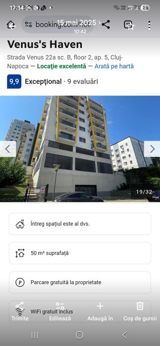 Inchiriez apartament Str Venus