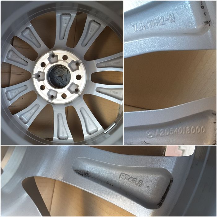 jante aliaj 17; 5x112;originale Mercedes C,V class w205,w204,Vito w447