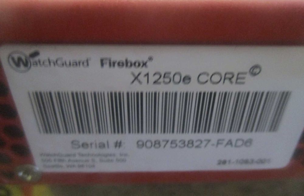 WatchGuard FireBox X1250e