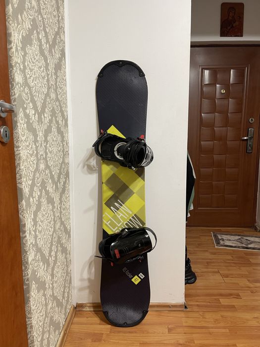 Placa snowboard 147 cm elan cu legaturi