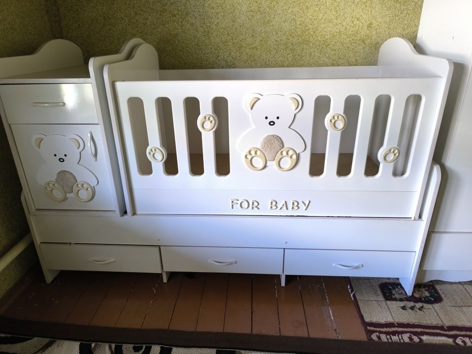 Bolajonlar uchun Krovat va Shkafi birgalikda