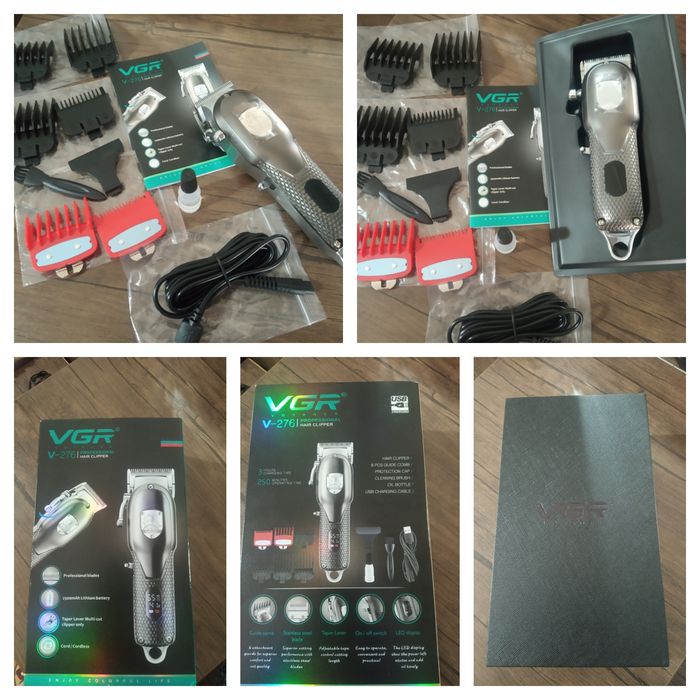 Новая профессиональная машинка для стрижки волос VGR V-276