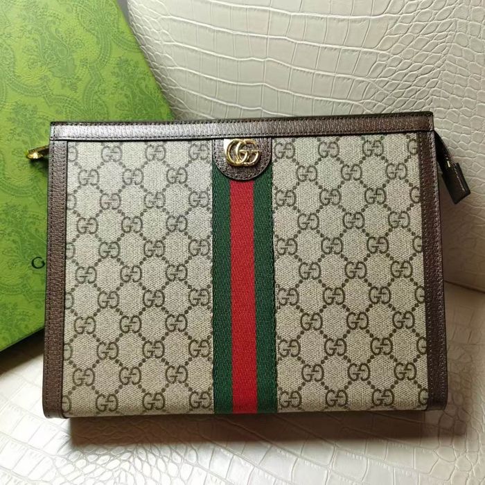 Чанта Gucci Grey Trim Pouch
