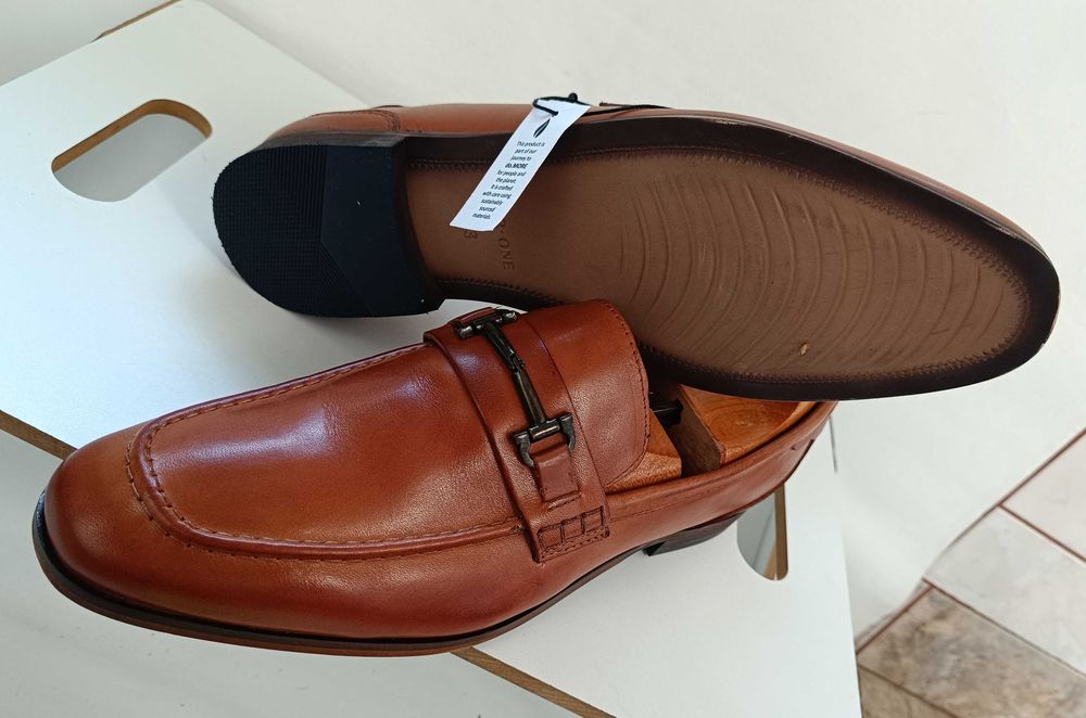Pantofi loafer 43 bit Pier One NOI piele naturala moale