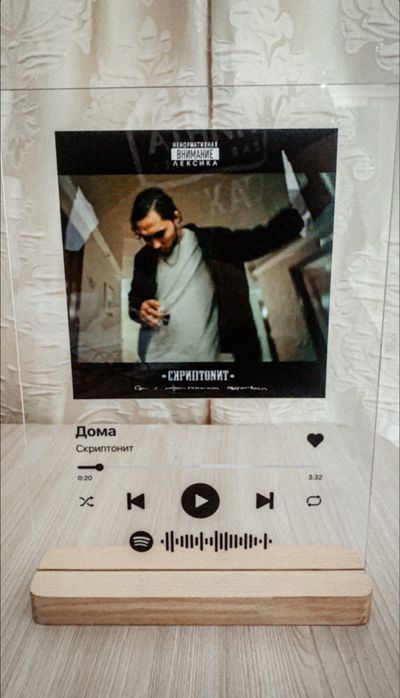 Трек-постер – отличный подарок близким!