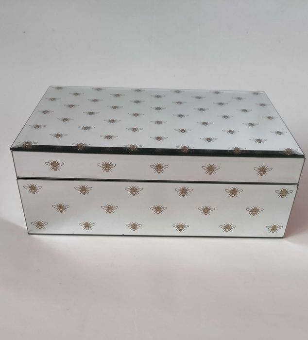 Луксозна голяма огледална кутия за бижута