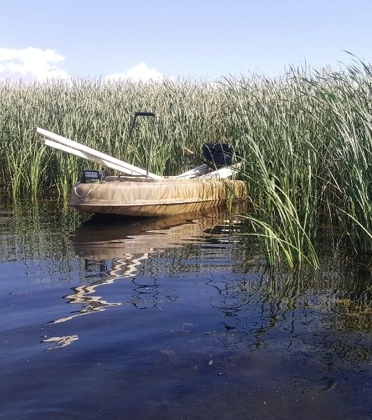 Лодка-скрадок стеклопластик