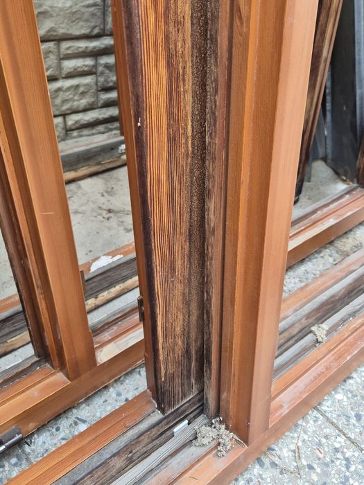 Окна бу, массив сосны