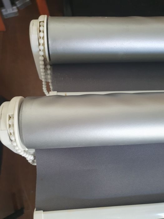 Rolete textile, termo, gri, 3 dimensiuni
