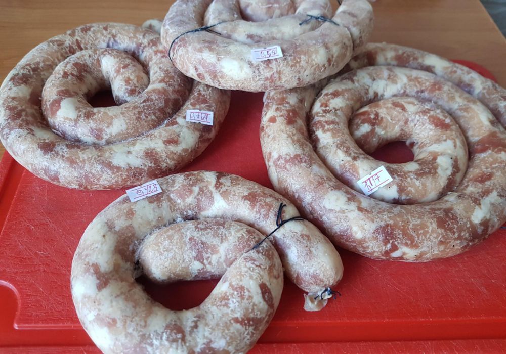 Колбаса домашняя,рубленая