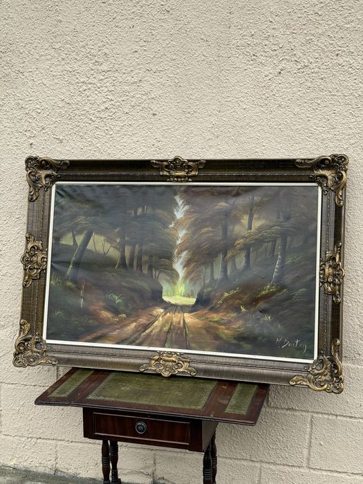 Маслена картина на платно – “Горска пътека”