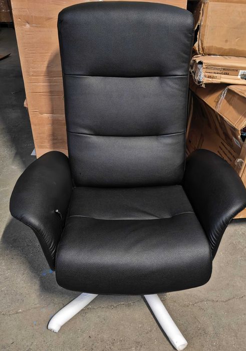 Scaun birou modern negru/maro