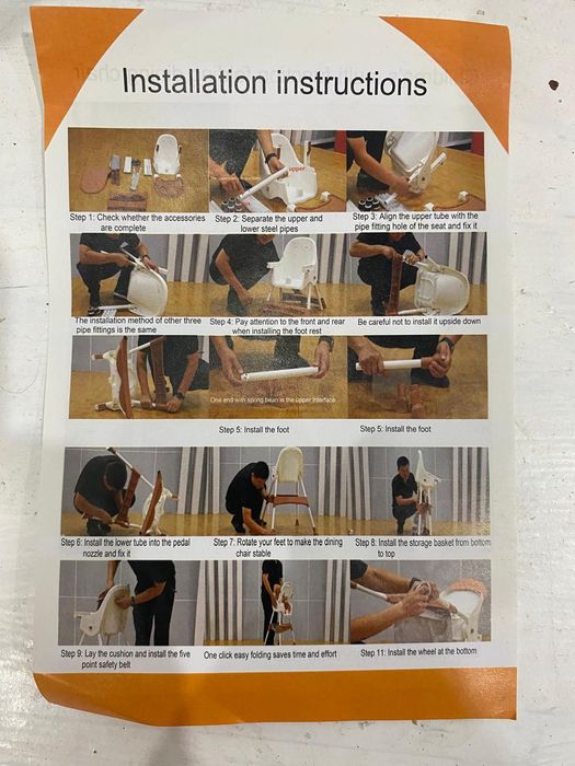 Стульчик для кормления в коробке