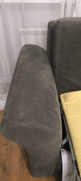 Диван раскладной серый