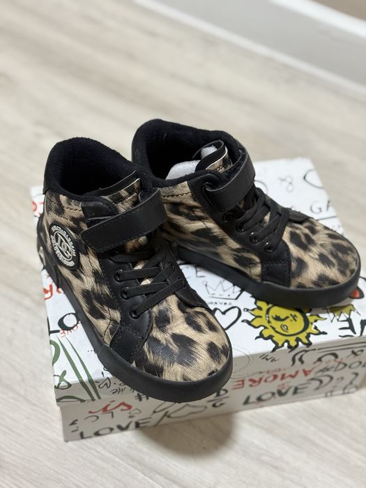 Кожанные Детские ботинки для девочки