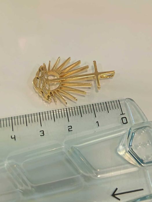 (AG41) Pandativ aur, 14K b6153 Certificat de garantie