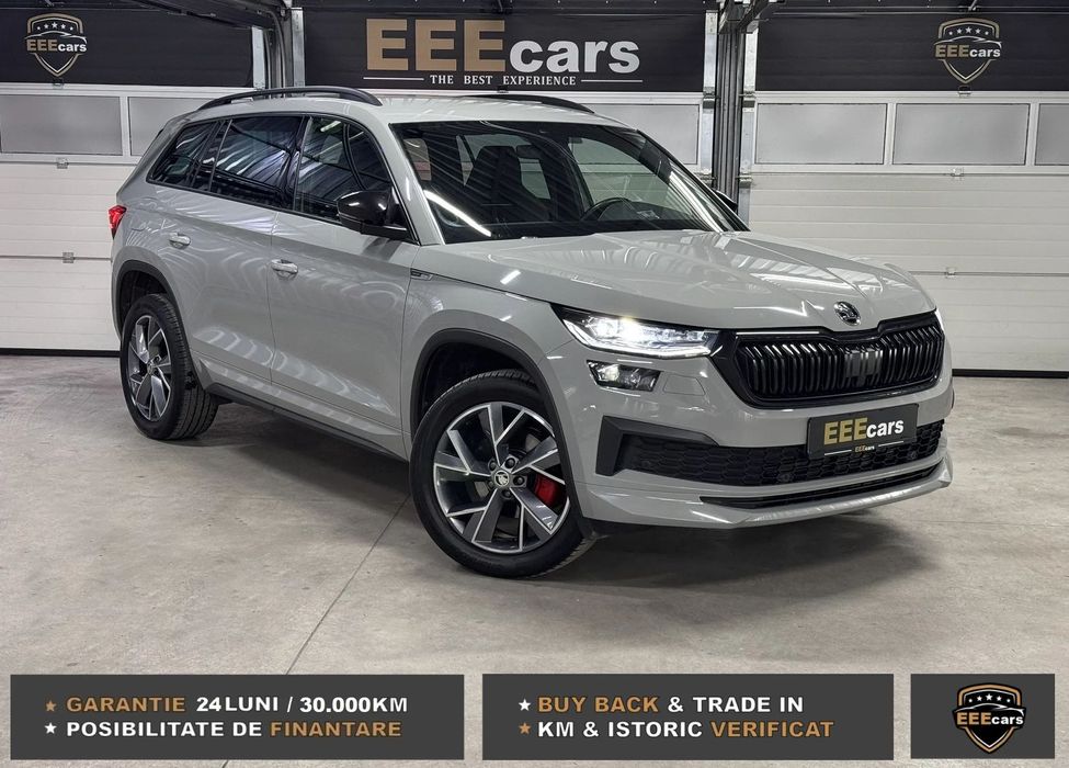 Skoda Kodiaq Km reali / Fara Daune GARANTIE MY2023 NardoGrey ACC FrontAst KeylessE