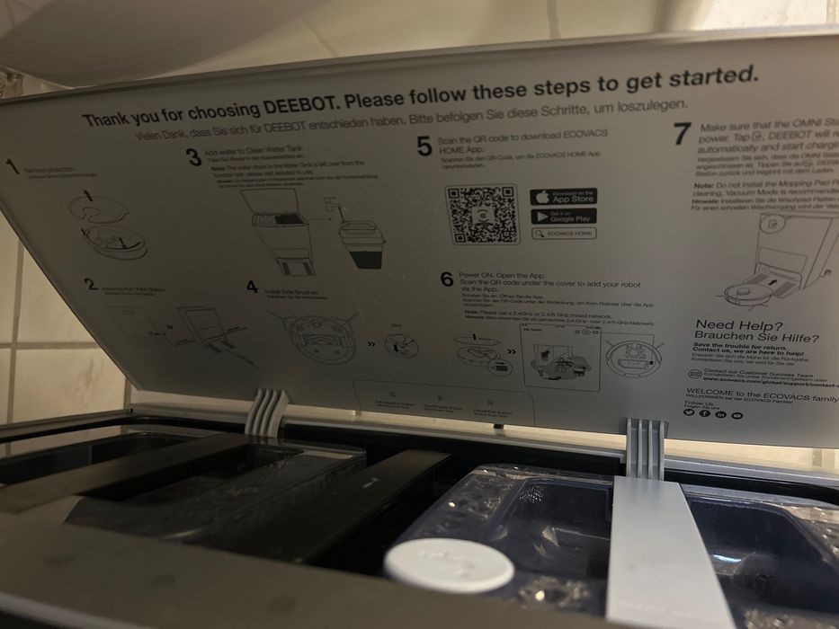 Робот прахосмукачка ECOVACS X1 OMNI