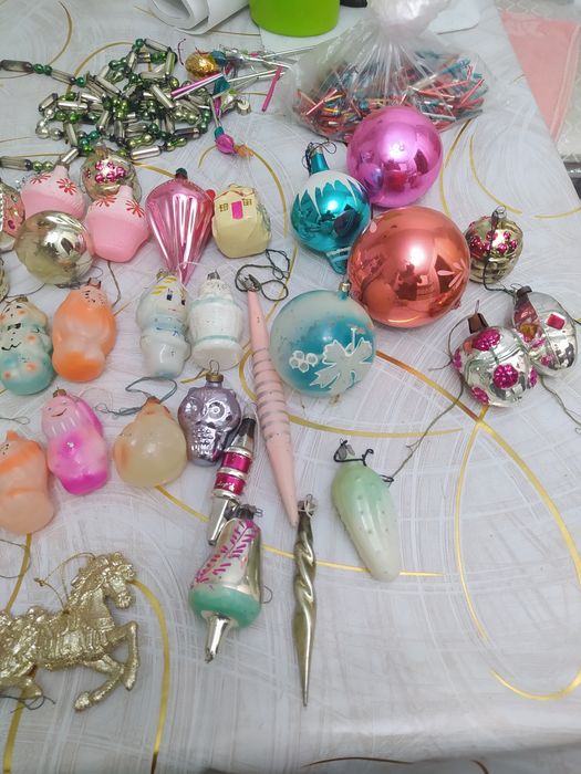 Игрушки елочные СССР