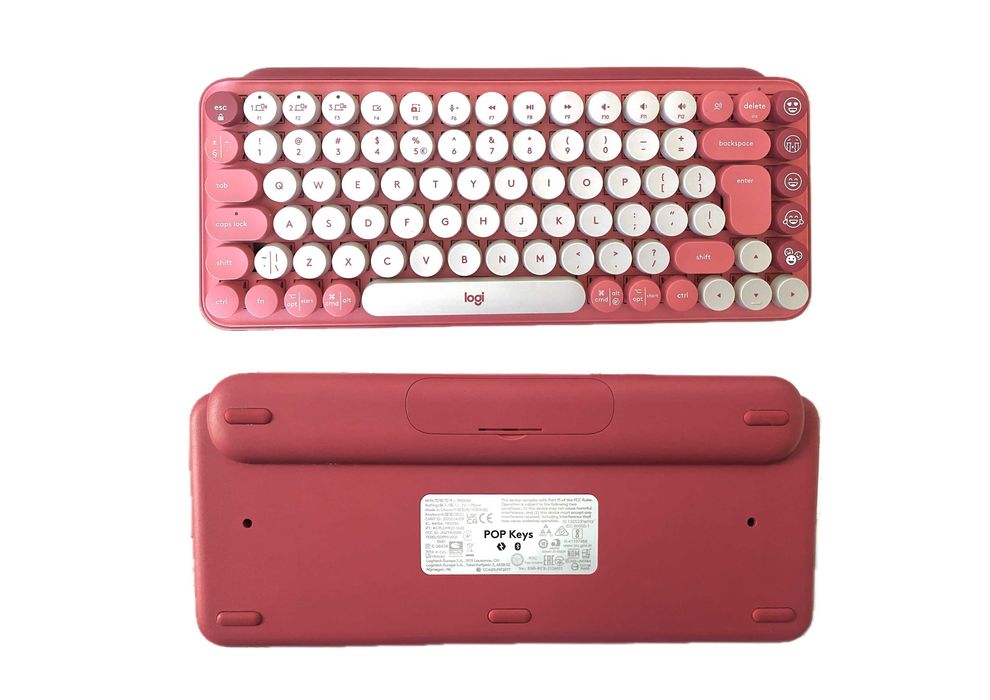 Клавиатура Logitech, компактна и лека, работи безупречно