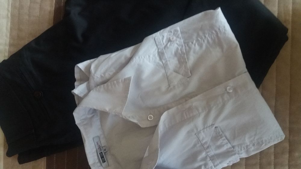 Стилно сако + панталон + риза - Л-ХЛ