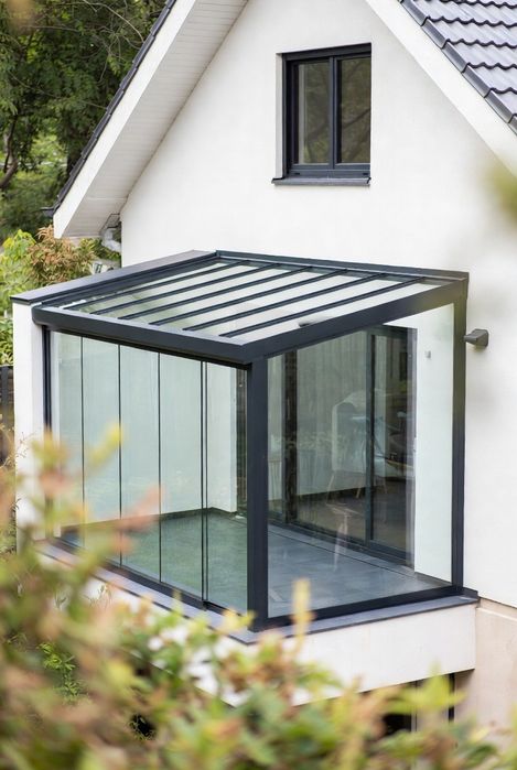 Terase aluminiu sticla securizata termopan