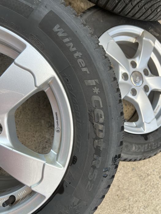Зимни гуми с джанти 15 цола 5x112 за VW Audi Skoda Seat