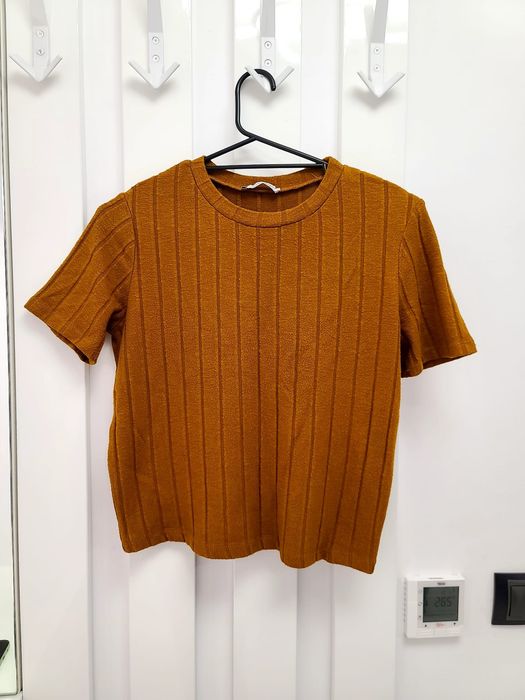 Transport GRATUIT Bluza ZARA cu mâneci scurte M