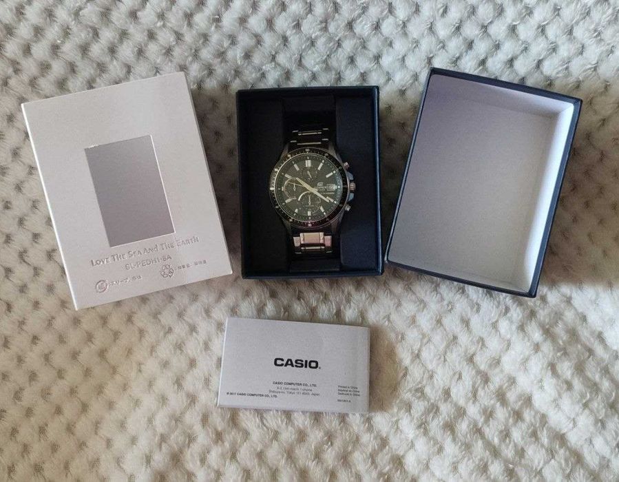 Ceas Casio Edifice Premium Solar Chronograph, cod model EFS-S510D-1AVUEF