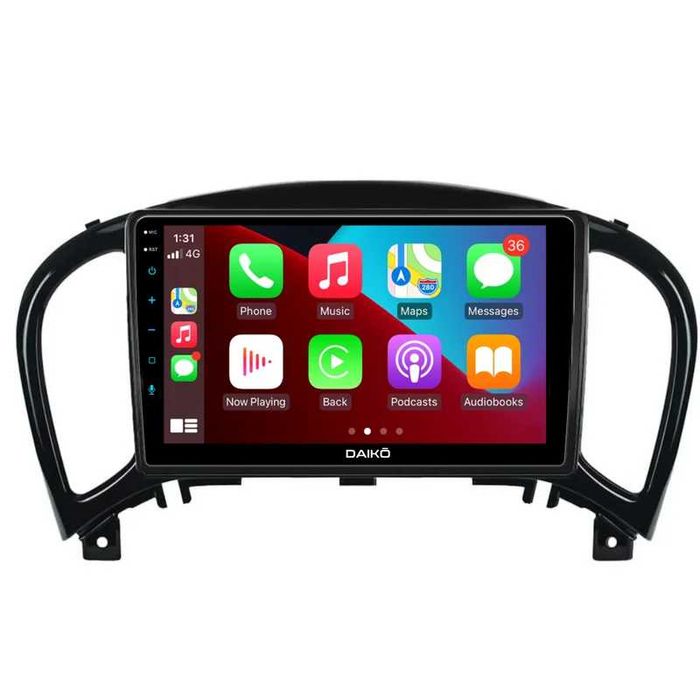 Navigatie Nissan Juke YF15 2009-2019 - Carplay si Android Auto Wireless, WIFI, Bluetooth, USB, Display QLED, GPS