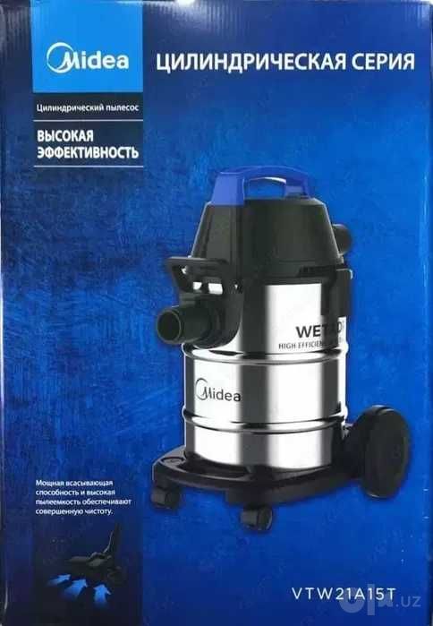 Хозяйственный пылесос Midea WD15T0 с доставкой + 1 год гарантии.