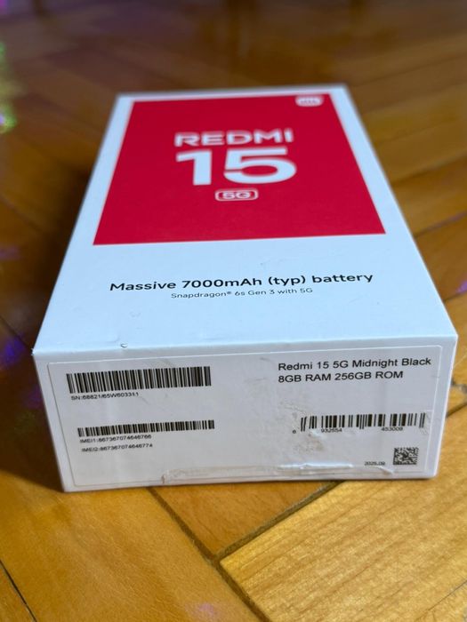 Redmi 15 5G - 256 GB 8 RAM / Baterie 7000Mha - NOU