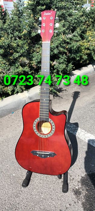 Chitara mare profesionala CADOUL PERFECT Chitara acustica corzi metal