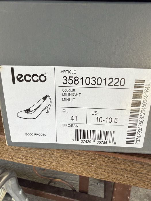 Туфла кожаные ecco